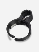 Sperax universal cup holder attached to treadmill, holding a water bottle securely.